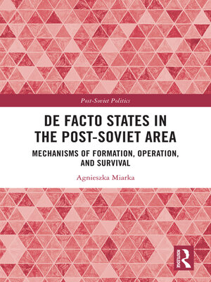 cover image of De Facto States in the Post-Soviet Area